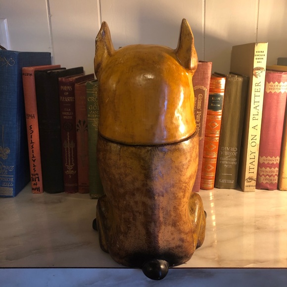 Vintage Comoy’s of London Ceramic Bulldog Jar - Picture 5 of 8